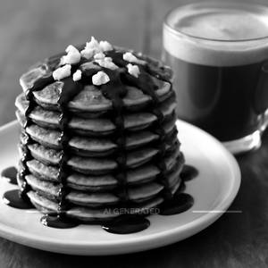Coffee mocha pancakes [8 pieces]