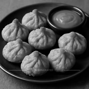Veg fried momos