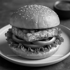 Paneer Cheese Veg Burger