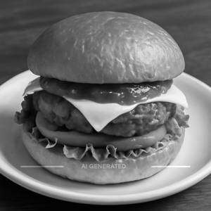 Schezwan cheese burger