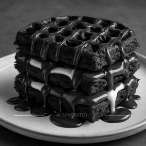 Death By Chocolate Waffle Cake