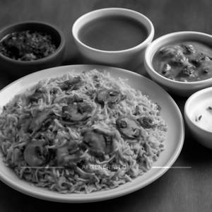 Mushroom Biryani (special)