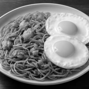 Double Egg Chicken Noodles