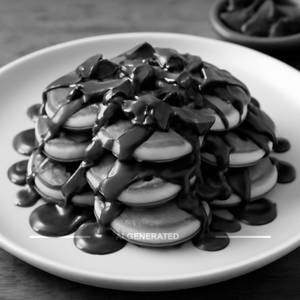 Chocolate overload pancakes [8 pieces]