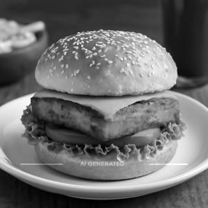 Paneer Cheese Tikki Burger
