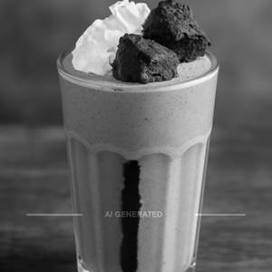 Brownie milk shake
