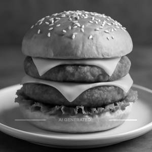 Double Tikki Cheese Burger