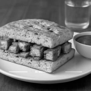 Garlic paneer sandwich