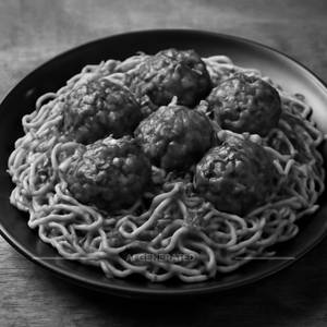 Veg Manchurian Noodles