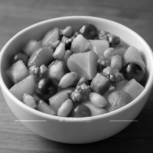 Fruit salad with nuts