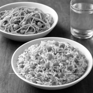 Veg Fried Rice With Veg Noodles