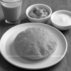 Single Carrot Poori
