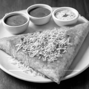 Cheese Garlic Dosa
