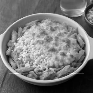 Dual cheese baked pasta