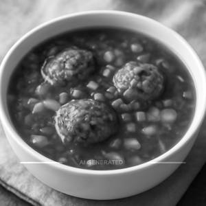 Veg Manchurian Soup