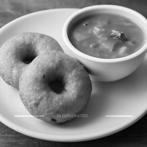 Gaare With Sambar(2 Pieces)