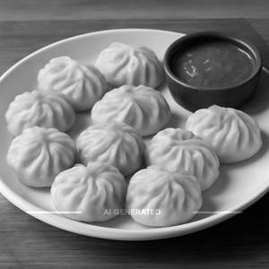 Veg Steamed Momos [10 Pieces]