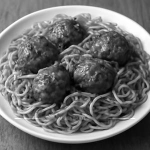 Veg manchurian noodles