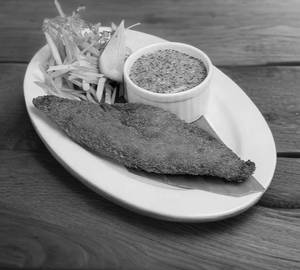 Gondoraj fish fry (Original kolkata bhetki)