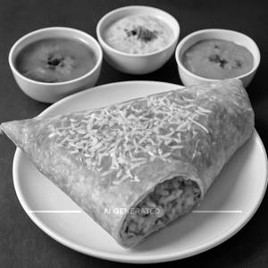 Cheese Garlic Masala Dosa