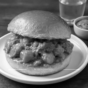 Butter chicken sandwich