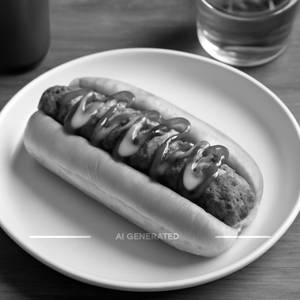 Veg hot dog