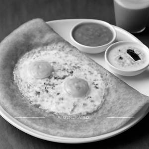 Double Egg Dosa 