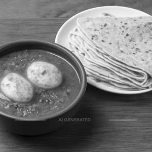 2 Egg Curries With Rumali Roti (10 Pcs)