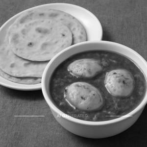 3 pulka and egg curry                                                                                                                