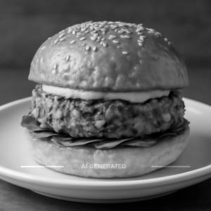 Spinach and corn burger