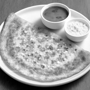 Egg onion dosa