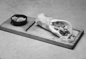 Chicken Shawarma Roll (Kuboos)