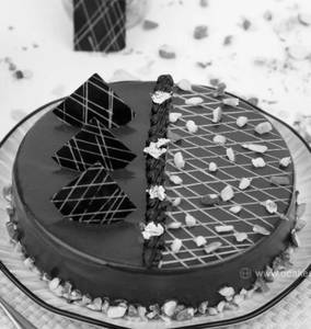Choco Almond Caramel Cake