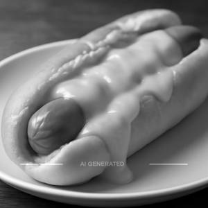 Cheese hot dog
