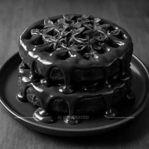 Deathby chocolate waffle cake double layer