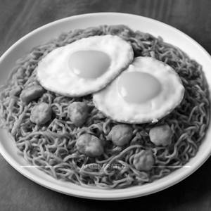 Double Egg Chicken Noodles
