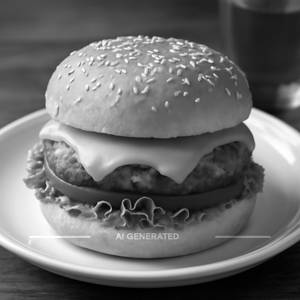Veg Cheese Burger (Allu Tikki)