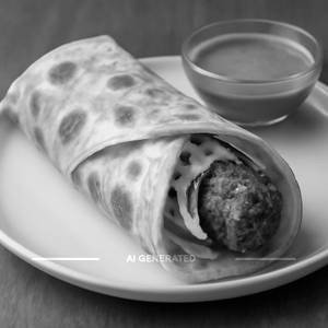 Mutton Seekh Kebab Roll