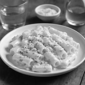 White cheese pasta