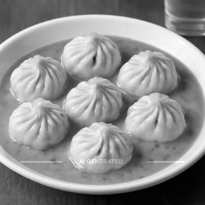 Veg momos [6 pieces]