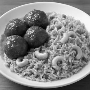 Veg Manchuriann Cashew Nut Rice