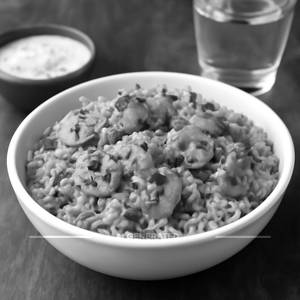 Mushroom biryani