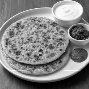 2 Aloo Pyaz Paratha