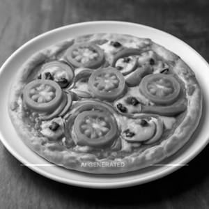 Garden fresh pizza