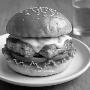 Paneer Tikka Cheese Burger
