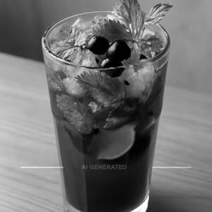 Blackcurrant mojito