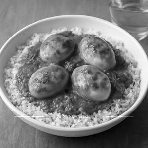 Egg Curry Rice Bowl