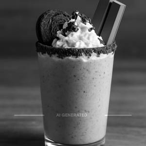 Oreo kitkat milkshake