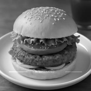 Veg patty burger