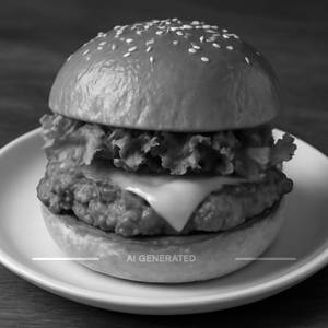 Peri peri chicken cheese burger